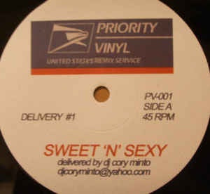 DJ Cory Minto - Delivery #1 - New 12" Single 2007 Priority Vinyl - House