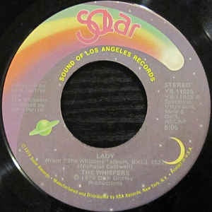 The Whispers ‎– Lady  / I Love You - M- 7" Single 45RPM 1979 Solar USA - Disco