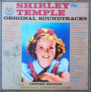 Shirley Temple ‎– Shirley Temple Original Soundtracks - VG+ Lp Record USA Original Vinyl - Children's - Shuga Records