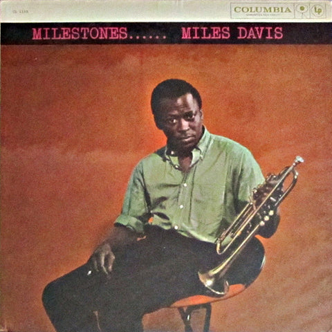 Miles Davis ‎– Milestones - VG (low grade cover) LP Record 1957 Columbia USA Mono Original 6 Eye Vinyl - Jazz / Hard Bop