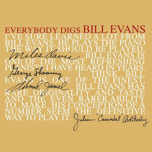 The Bill Evans Trio ‎– Everybody Digs Bill Evans (1959) - New Vinyl Lp Riverside Stereo Reissue - Jazz
