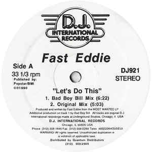Fast Eddie - Let's Do This - VG- 12" Single USA 1990 - Chicago House