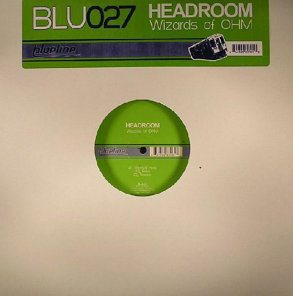 Headroom – Wizards Of OHM - New 12" Single 2005 Blueline Music USA Vinyl - Chicago Techno - Shuga Records