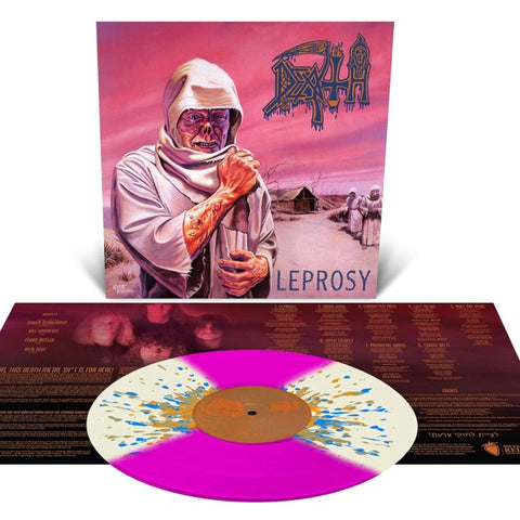 Death ‎– Leprosy (1988) - New LP Record 2021 Relapse USA Custom Butterfly with Splatter Vinyl - Death Metal