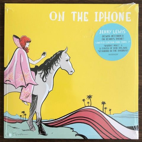 Jenny Lewis - On the iPhone - New 7" Single Record Store Day Black Friday 2019 Warner USA RSD USA Pink Vinyl - Indie Rock / Soft Rock