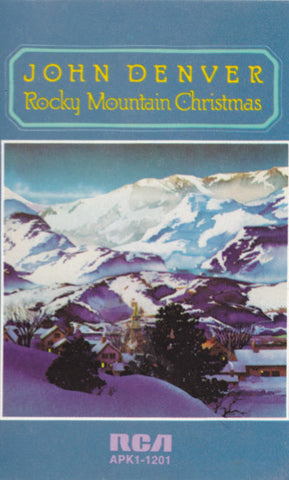 John Denver - Rocky Mountain Christmas - VG+ 1989 USA Cassette Tape - Country/Folk