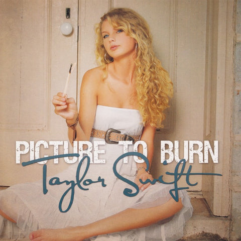 Taylor Swift ‎– Picture To Burn - New 7" Single Record 2019 Big Machine USA Smoke Gray Vinyl & Numbered - Pop / Country