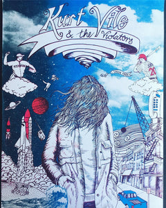 Kurt Vile - Pitchfork 2019 Chicago - 18" x 24" Starman Press Screen Print Poster - p0016