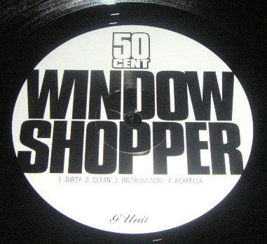 50 Cent - Window Shopper - VG+ 12" Single Promo 2005 USA - Hip Hop