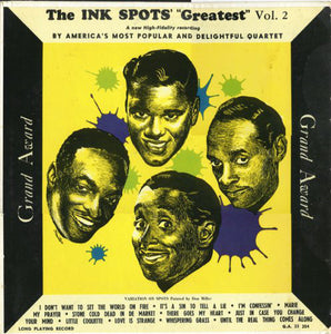 The Ink Spots - "Greatest" Vol. 2 - VG+ 1958 Mono USA Original Press - Doo Wop/Rock