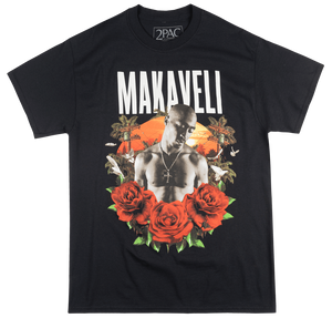 Men's Black Tupac 'Makaveli Westcoast' T-Shirt