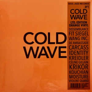 Various ‎– Cold Wave #1 - New 2 LP Record 2021 Europe Import Soul Jazz Orange Vinyl, Zine & Download - Electronic / Coldwave / Dark Ambient - Shuga Records
