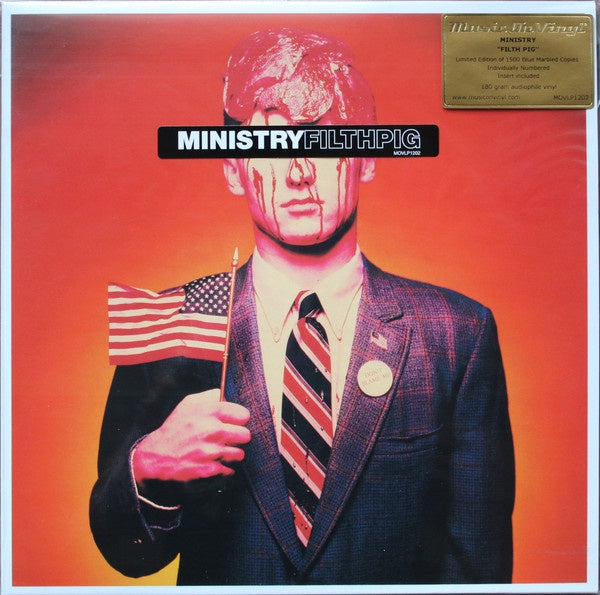 Ministry ‎– Filth Pig (1996) - New Lp Record 2019 Music On Vinyl Europe Import Blue Marbled 180 gram Vinyl & Numbered - Industrial / Heavy Metal - Shuga Records