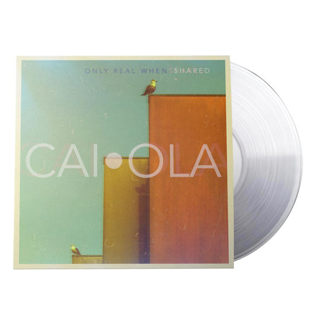 Caiola – Only Real When Shared - New LP Record 2022 Work Around USA Clear Vinyl - Folk
