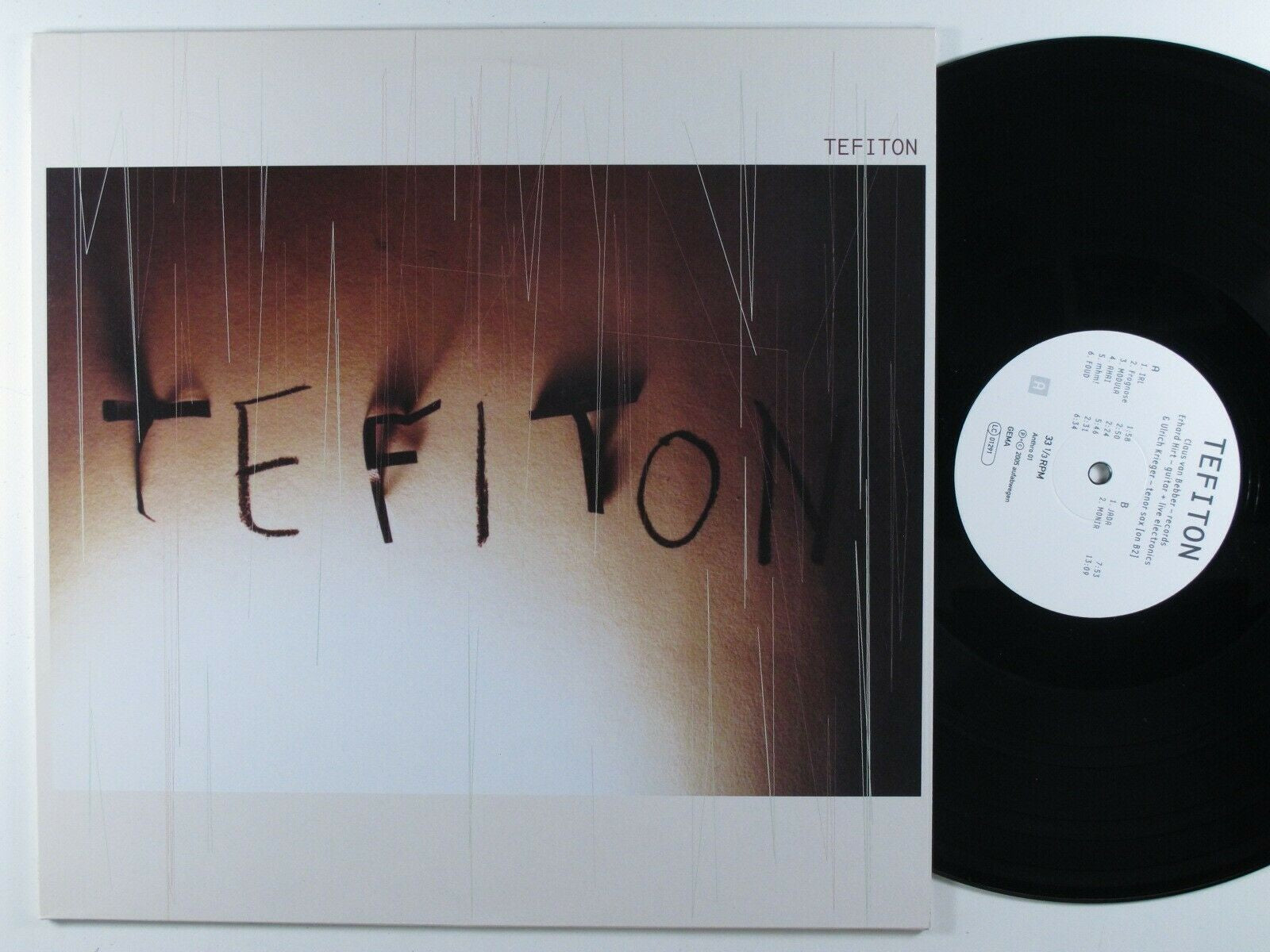 Tefiton ‎– Tefiton - Mint- Lp Record 2005 Anthropometrics German Import Vinyl (300 made) - Electronic / Free Improvisation / Experimental