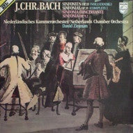 J. Chr. Bach - Niederländisches Kammerorchester, David Zinman ‎– Sinfonien Op. 18 (Vollständig) / Sinfonia Concertante / Sinfonia Op. 9,2 - VG+ 2 LP Netherlands 1976 - Classical