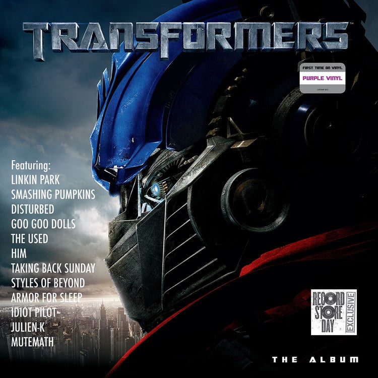 Various Artists - Transformers - The Album - New Lp 2019 Warner RSD First Release on Purple Vinyl - '07 Soundtrack - Shuga Records