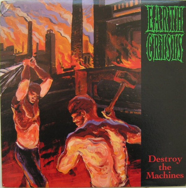 Earth Crisis ‎– Destroy The Machines (1995) - New LP Record 2020 Victory Red, Black, Gold Starburst Vinyl - Hardcore - Shuga Records