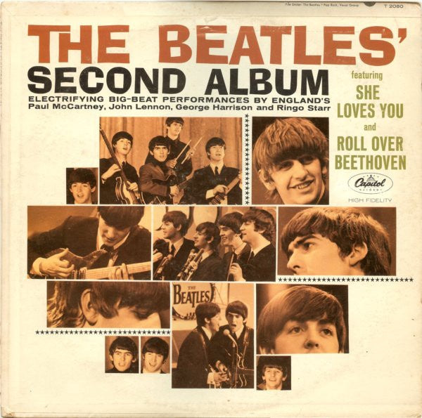 The Beatles - The Beatles' Second Album - VG (VG- low grade cover) LP Record 1964 Capitol Mono USA - Pop Rock / Rock & Roll / Beat - Shuga Records