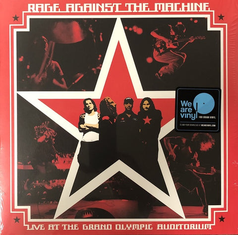 Rage Against The Machine - Live At The Grand Olympic Auditorium - New 2 Lp Record 2018 Epic 180 gram Vinyl - Alternative Rock