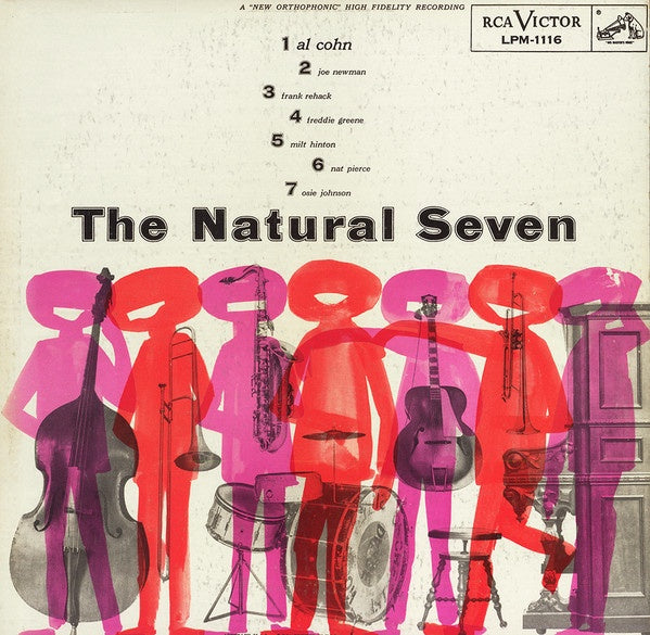 Al Cohn's Natural Seven - The Natural Seven - VG+ LP Record 1955 RCA Victor USA Mono Vinyl - Cool Jazz / Bop - Shuga Records