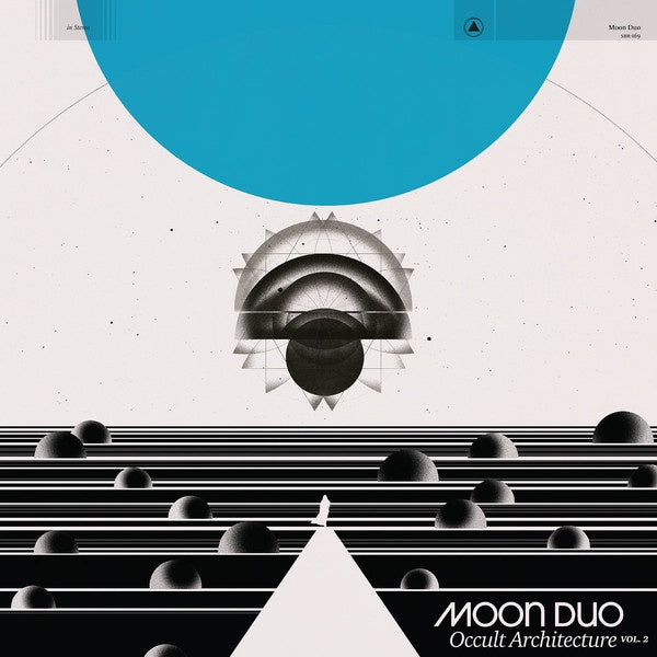 Moon Duo - Occult Architecture Vol. 2 - Mint- LP Record 2017 Sacred Bones White and Blue Swirl Vinyl - Psychedelic Rock - Shuga Records