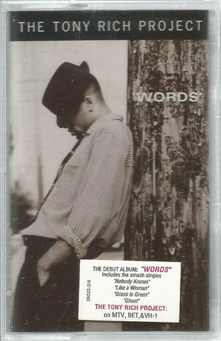 The Tony Rich Project ‎– 'Words' - Used Cassette Tape Laface 1995 USA - Hip Hop / Swing