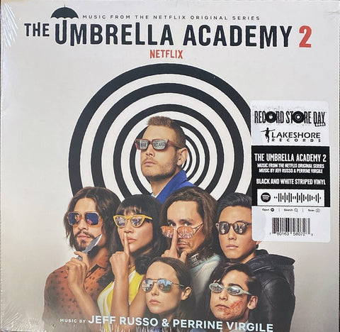 Jeff Russo & Perrine Virgile ‎– The Umbrella Academy 2 - New LP Record Store Day 2021 Lakeshore RSD Black & White Striped Vinyl - Soundtrack