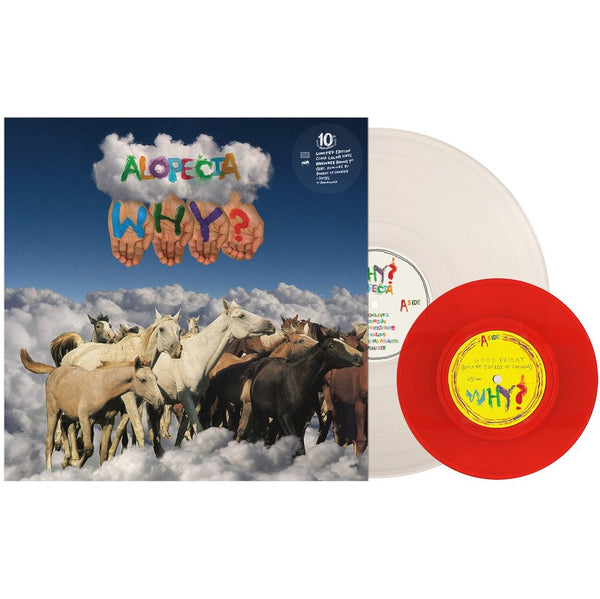 Why? ‎– Alopecia - New Vinyl Lp 2018 Joyful Noise 10th Anniversary Limited Edition Pressing on 'Milky Clear' Vinyl with Bonus 7" and Download - Electronica / Hip Hop / Experimental - Shuga Records