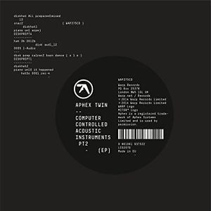 Aphex Twin ‎– Computer Controlled Acoustic Instruments Pt2 (EP)- New Ep Record 2014 Europe Import Warp Vnyl & Download - Electronic / IDM / Breakbeat / Downtempo - Shuga Records