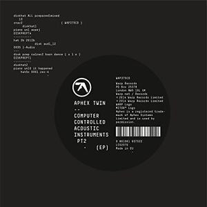 Aphex Twin ‎– Computer Controlled Acoustic Instruments Pt2 (EP)- New Ep Record 2014 Europe Import Warp Vnyl & Download - Electronic / IDM / Breakbeat / Downtempo