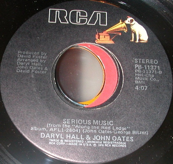 Daryl Hall & John Oates - It's A Laugh - VG+ 7" Single 45 RPM 1978 USA - Rock / Pop - Shuga Records