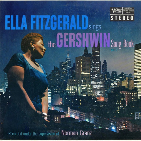 Ella Fitzgerald ‎– Ella Fitzgerald Sings The Gershwin Song Book Vol. 1 - VG+ LP Record 1959 Verve USA Stereo Vinyl - Jazz / Vocal / Swing
