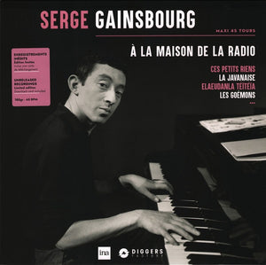 Serge Gainsbourg ‎– A La Maison De La Radio - New Lp Record Store Day 2020 INA France Import RSD Vinyl & Download - Jazz