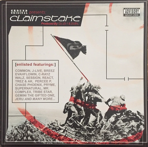 Various - DJ JS-1 & Dub-L Ground Original Presents: Claimstake - Mint- 2 Lp Record 2003 Echelon USA Vinyl - Hip Hop - Shuga Records