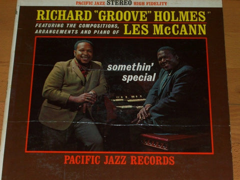 Richard "Groove" Holmes / Les McCann ‎- Somethin' Special - VG- Stereo 1962 USA - Jazz