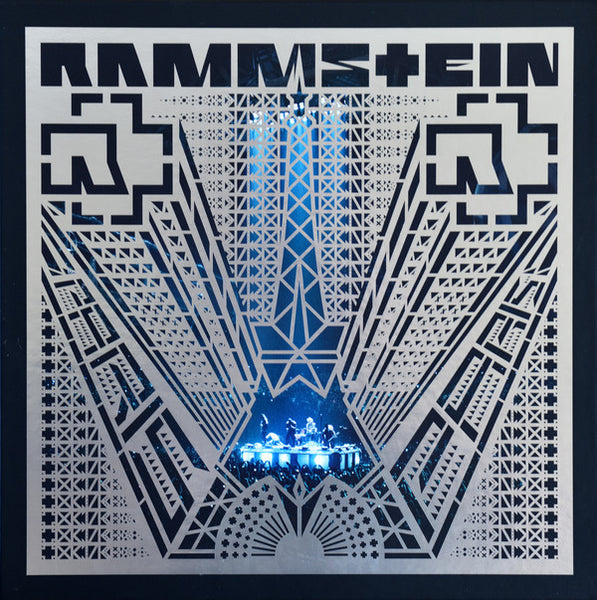 Rammstein ‎– Paris - New Vinyl Record 2017 Universal 180Gram 4-LP Box Set on Blue Vinyl with 2 CDs and Blu-Ray (EU Import) - Alt-Rock / Industrial - Shuga Records
