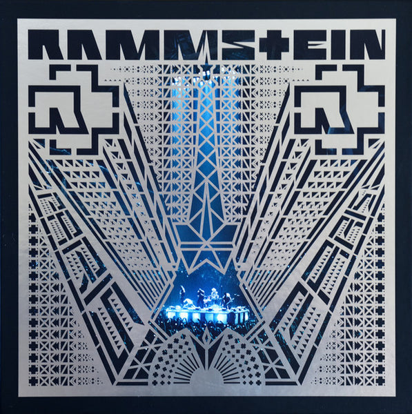 Rammstein ‎– Paris - New Vinyl Record 2017 Universal 180Gram 4-LP Box Set on Blue Vinyl with 2 CDs and Blu-Ray (EU Import) - Alt-Rock / Industrial