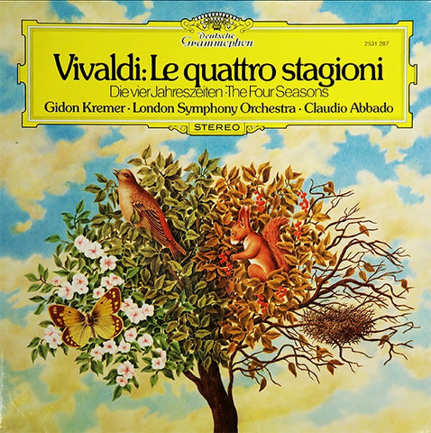 Gidon Kremer, London Symphony Orchestra Conducted by Claudio Abbado ‎– Vivaldi : Le Quattro Stagioni - Mint- 1981  Deutsche Grammophon EU Import Stereo Lp - Classical / Baroque