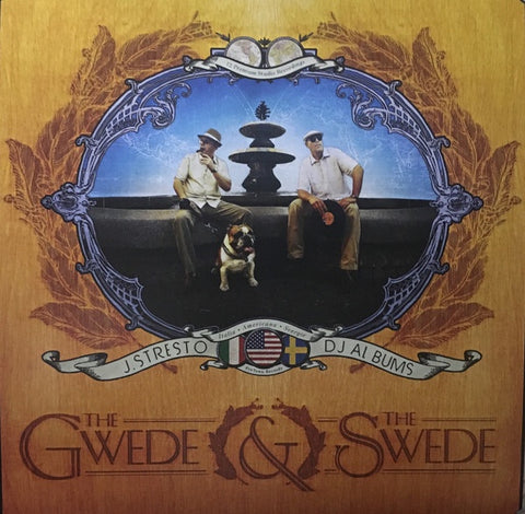 J. Stresto and DJ Al Bums ‎– The Gwede and The Swede - New Vinyl LP 2018 Pro-Town w/ Reversible Cover (Stickers, Postcards, Coaster, Cigar and Cutter Included!) - Rap / Hip Hop