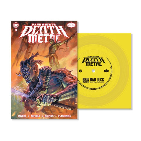 Denzel Curry - Bad Luck - Dark Nights Death Metal #3 - New 7" Single Record 2021 Loma Vista DC Comics USA Flexi Disc Vinyl & Comic Book - Soundtrack