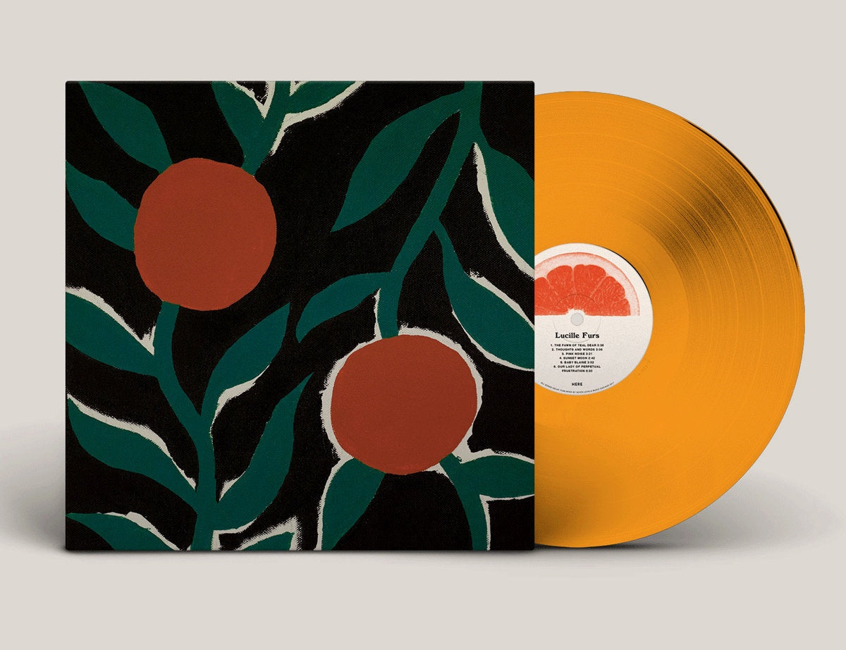 Lucille Furs ‎–  Lucille Furs - New Vinyl 2017 Limited Edition Pressing on 'Clear Orange' Vinyl 200 Made - Chicago, IL Psych Rock