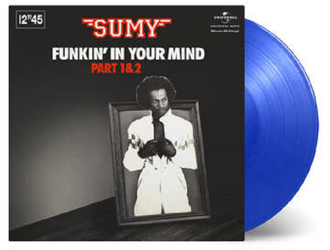 Sumy -Funkin' In Your Mind - New 12" Single Record Store Day 2020 Music On Vinyl 180 gram Transparent Blue Vinyl - Disco / Boogie