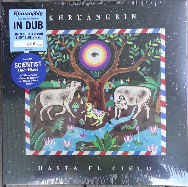 Khruangbin ‎– Hasta El Cielo - New LP Record 2019 Night Time Stories UK Import Exclusive Light Blue Vinyl, 7" & Numbered - Dub / Funk / Soul / Psychedelic - Shuga Records