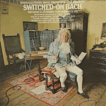 Walter Carlos - Switched-On Bach (1968) - VG+ LP Record 1970 Columbia USA Vinyl - Modern Classical / Moog / Electronic - Shuga Records