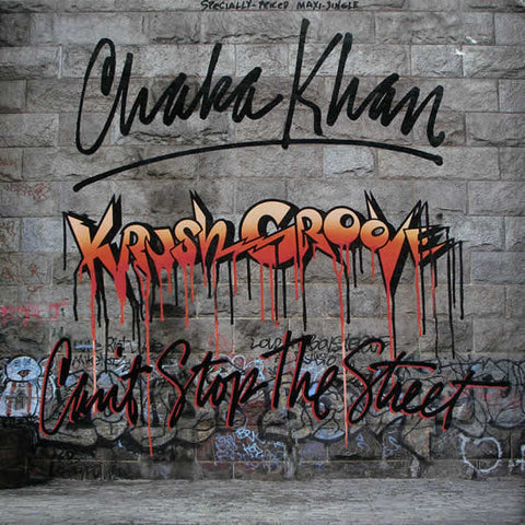 Chaka Khan - (Krush Groove) Can't Stop The Street VG+ - 12" Single 1985 Warner Bros. USA - Electro