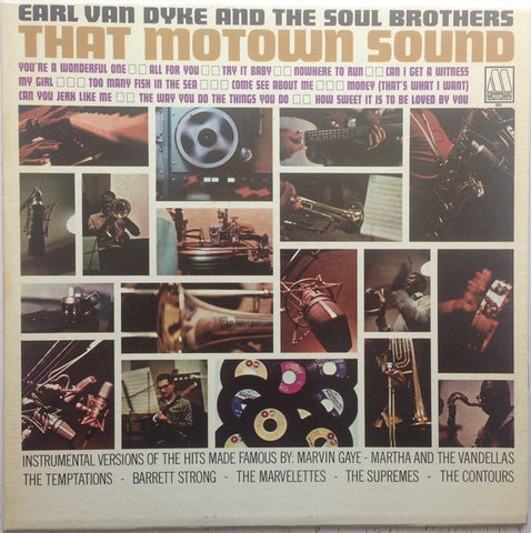 Earl Van Dyke & The Soul Brothers ‎– That Motown Sound - VG LP Record 1965 Motown USA Mono Vinyl - Soul / Rhythm & Blues