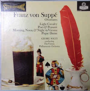 Franz von Suppé, Georg Solti, The Vienna Philharmonic Orchestra ‎– Franz von Suppé Overtures - VG Lp London Records UK - Classical