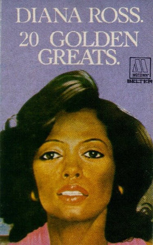 Diana Ross  ‎–  20 Golden Greats - Used Cassette Tape 1981 Motown - Funk / Soul / Disco