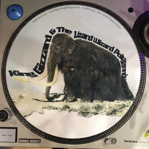 Shuga Records 2018 Limited Edition Vinyl Record Slipmat King Gizzard And The Lizard Wizard Polygondwanaland Space Mammoth 3